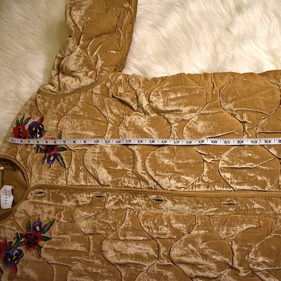 Sandro | Quilted Riva Velvet Jacket - Picture 9 of 14